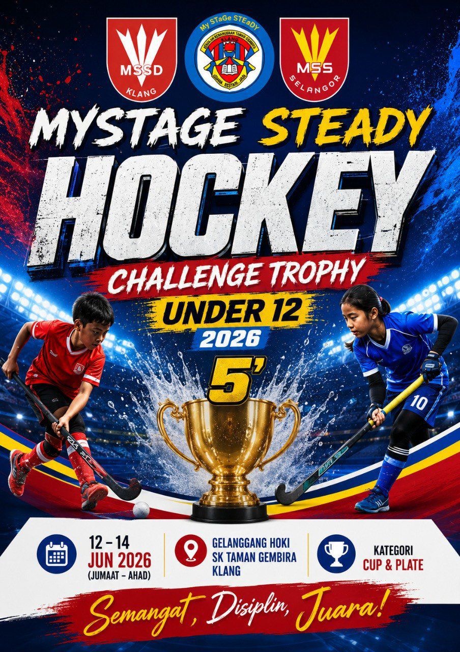 Stingers Hockey Umum Skuad Ke MyStage Steady Hockey Challenge Trophy 2026