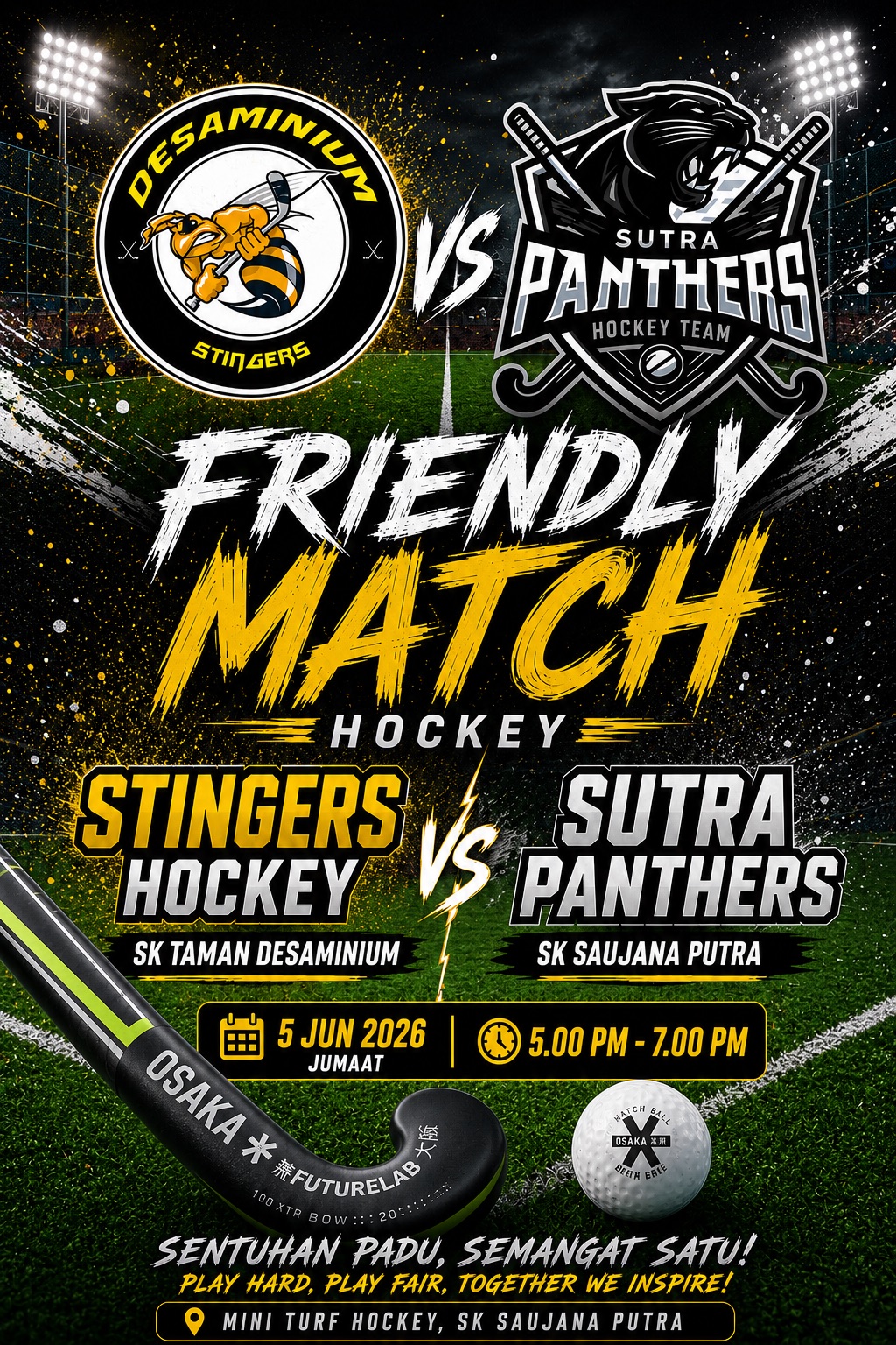 Jalinan Persahabatan Antara Stingers Hockey Dan Sutra Panthers